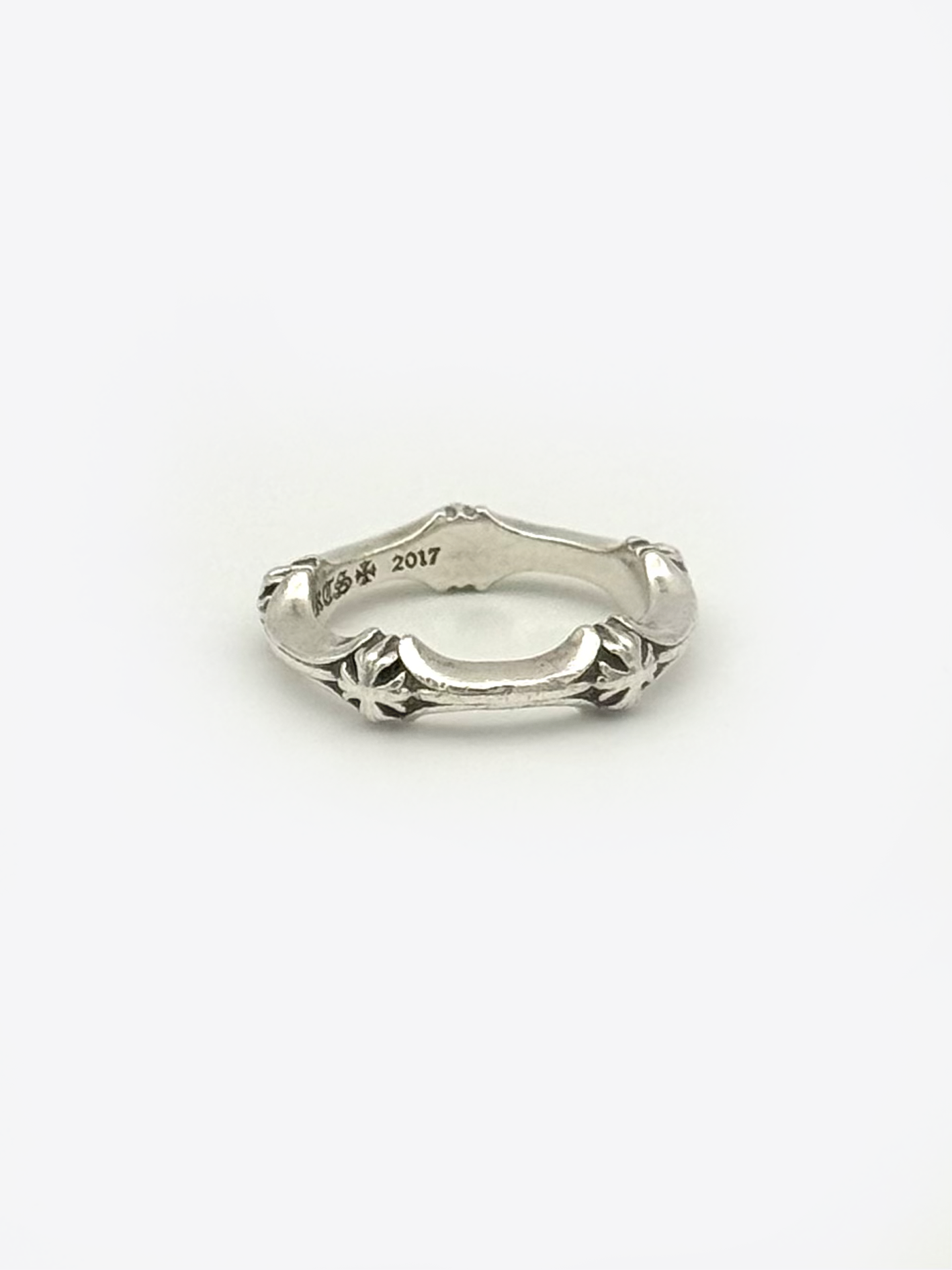 アクセサリー Chrome Hearts PLUS AND BONE RING CHROME HEARTS Plus & Bone Ring – kingram-japan